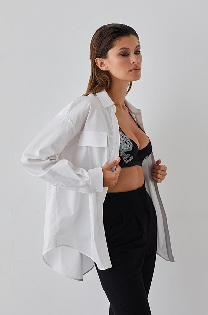 55455-1 Рубашка женская  WINTER 2022-2023