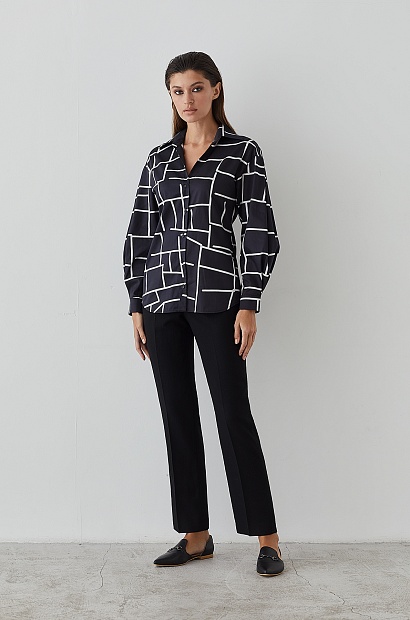 55450-4 Рубашка женская  WINTER 2022-2023