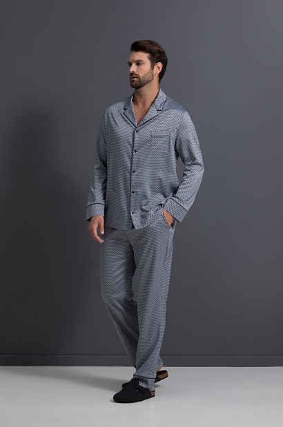 60546-4+60547-4 Пижама с брюками мужская - WINTER 2021-2022