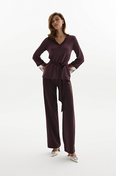52028-1 Пижама с брюками женская - WINTER 2023-2024