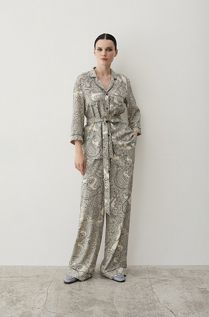 56440-1 Пижама с брюками женская - WINTER 2023-2024