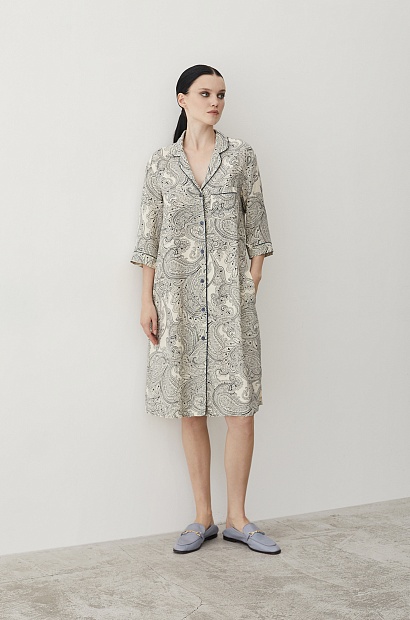 56443-1 Халат-рубашка женская - WINTER 2023-2024